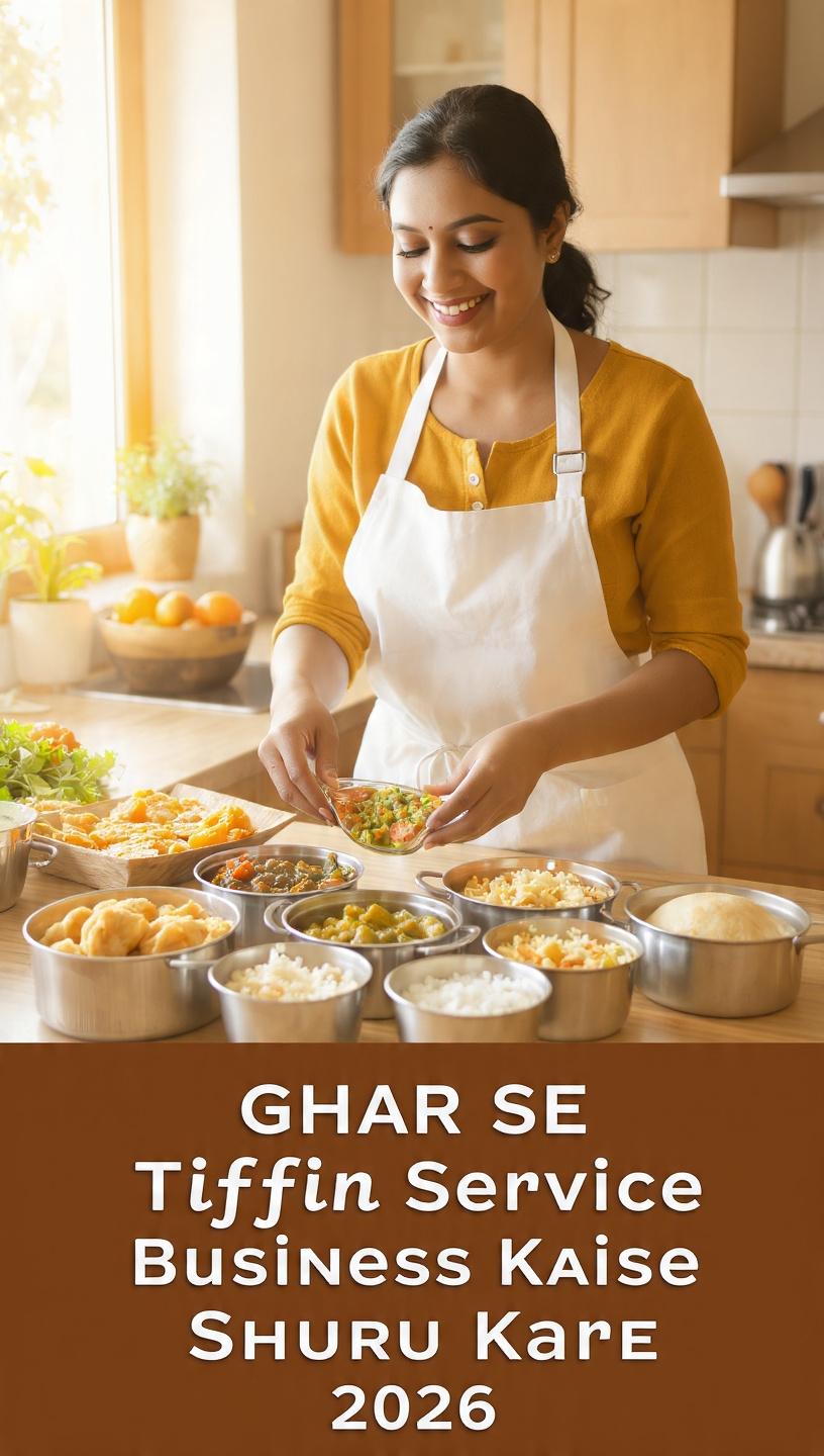 Ghar Se Tiffin Service Business Kaise Shuru Kare 2026 / 15,000 se 25,000 Tak Kamai